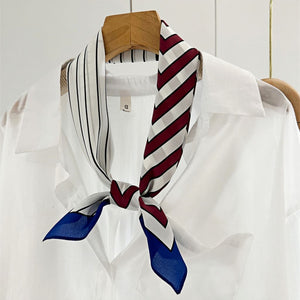 MaraSilk Pure Mulberry Silk Scarf - Square Double Crepe MS241