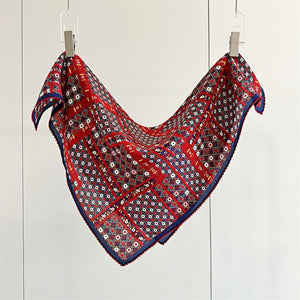 MaraSilk Pure Mulberry Silk Scarf - Square Double Crepe MS242