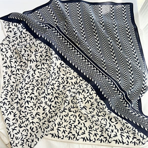 MaraSilk Pure Mulberry Silk Scarf - Square Double Crepe MS245