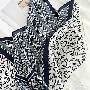 MaraSilk Pure Mulberry Silk Scarf - Square Double Crepe MS245