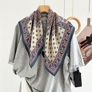 MaraSilk Pure Mulberry Silk Scarf - Square Double Crepe MS246