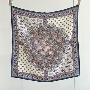 MaraSilk Pure Mulberry Silk Scarf - Square Double Crepe MS246