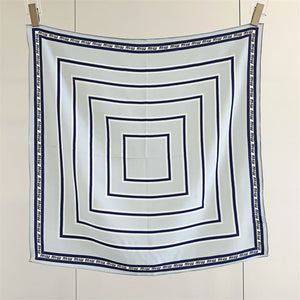 MaraSilk Pure Mulberry Silk Scarf - Square Double Crepe MS247 25" x 25" MS24702