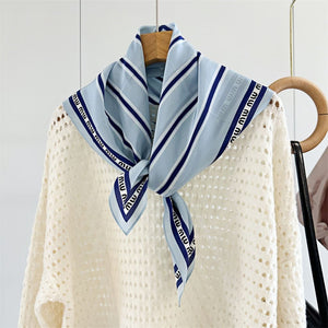 MaraSilk Pure Mulberry Silk Scarf - Square Double Crepe MS247