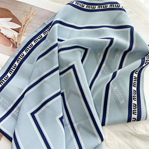 MaraSilk Pure Mulberry Silk Scarf - Square Double Crepe MS247