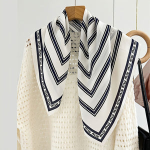 MaraSilk Pure Mulberry Silk Scarf - Square Double Crepe MS247