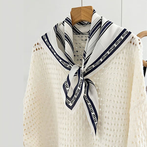 MaraSilk Pure Mulberry Silk Scarf - Square Double Crepe MS247