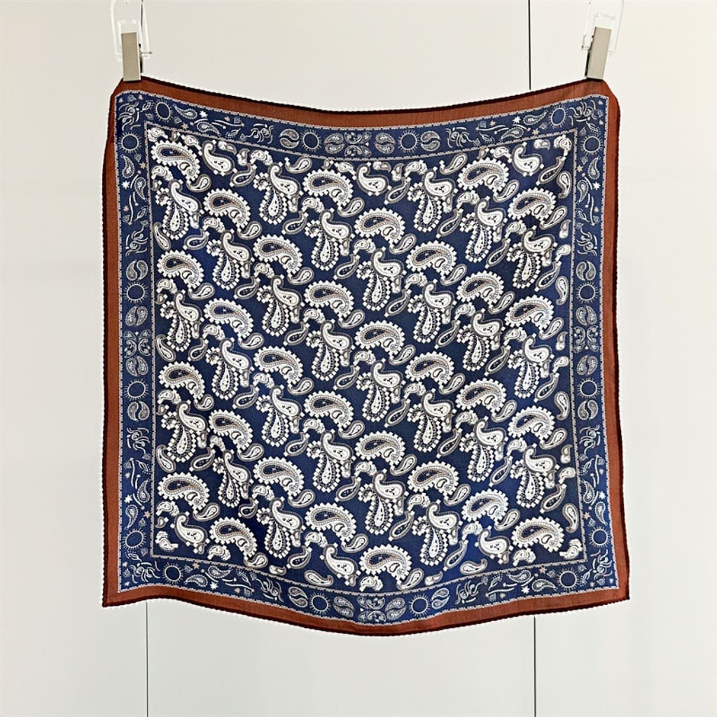 MaraSilk Pure Mulberry Silk Scarf - Square Double Crepe MS250