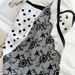 MaraSilk Pure Mulberry Silk Scarf - Square Double Crepe MS251