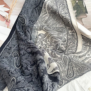 MaraSilk Pure Mulberry Silk Scarf - Square Double Crepe MS252