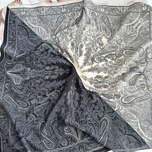 MaraSilk Pure Mulberry Silk Scarf - Square Double Crepe MS252