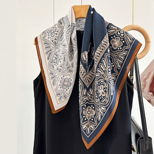 MaraSilk Pure Mulberry Silk Scarf - Square Double Crepe MS254