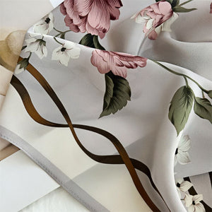 MaraSilk Pure Mulberry Silk Scarf - Square Double Crepe MS256