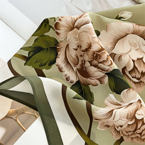 MaraSilk Pure Mulberry Silk Scarf - Square Double Crepe MS256