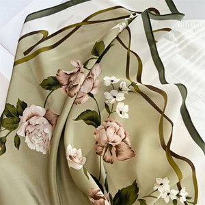 MaraSilk Pure Mulberry Silk Scarf - Square Double Crepe MS256