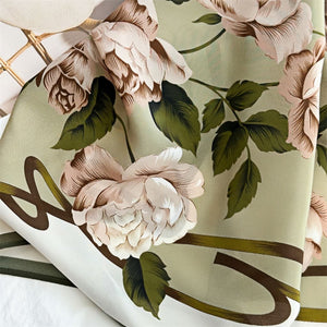 MaraSilk Pure Mulberry Silk Scarf - Square Double Crepe MS256