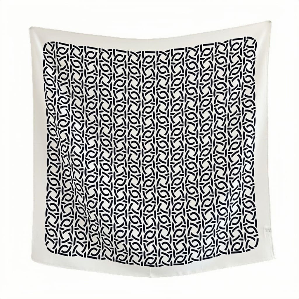 MaraSilk Pure Mulberry Silk Scarf - Square Double Crepe MS257