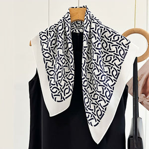 MaraSilk Pure Mulberry Silk Scarf - Square Double Crepe MS257