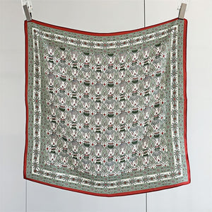 MaraSilk Pure Mulberry Silk Scarf - Square Double Crepe MS259 25" x 25" MS25902