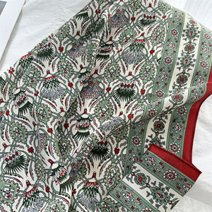 MaraSilk Pure Mulberry Silk Scarf - Square Double Crepe MS259