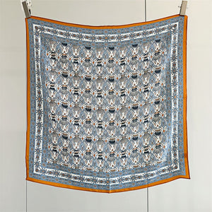 MaraSilk Pure Mulberry Silk Scarf - Square Double Crepe MS259 25" x 25" MS25901