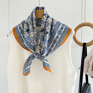 MaraSilk Pure Mulberry Silk Scarf - Square Double Crepe MS259