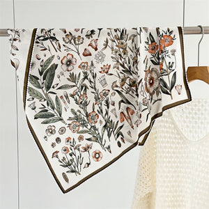 MaraSilk Pure Mulberry Silk Scarf - Square Double Crepe MS260