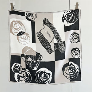 MaraSilk Pure Mulberry Silk Scarf - Square Double Crepe MS261