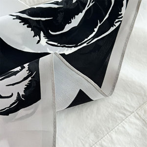 MaraSilk Pure Mulberry Silk Scarf - Square Double Crepe MS261