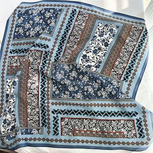 MaraSilk Pure Mulberry Silk Scarf - Square Double Crepe MS262