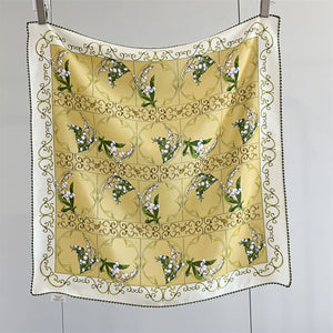 MaraSilk Pure Mulberry Silk Scarf - Square Double Crepe MS265 25" x 25" MS26502