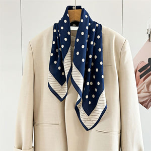 MaraSilk Pure Mulberry Silk Scarf - Square Double Crepe MS266