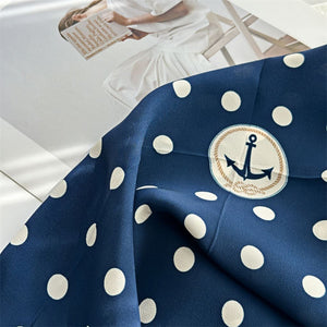 MaraSilk Pure Mulberry Silk Scarf - Square Double Crepe MS266