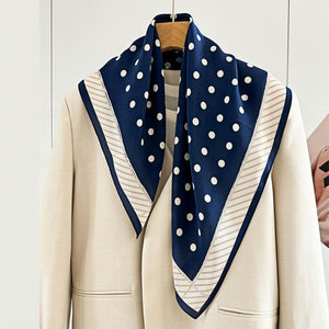 MaraSilk Pure Mulberry Silk Scarf - Square Double Crepe MS266 25" x 25" MS26601