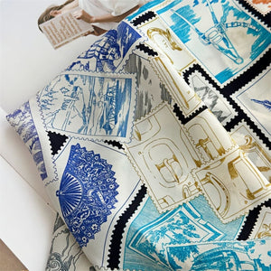 MaraSilk Pure Mulberry Silk Scarf - Square Double Crepe MS268