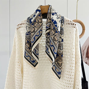 MaraSilk Pure Mulberry Silk Scarf - Square Double Crepe MS270