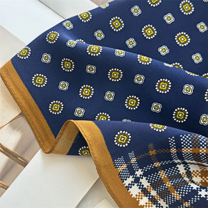 MaraSilk Pure Mulberry Silk Scarf - Square Double Crepe MS273