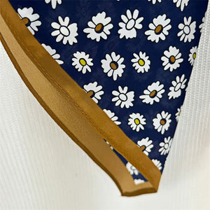 MaraSilk Pure Mulberry Silk Scarf - Square Double Crepe MS273