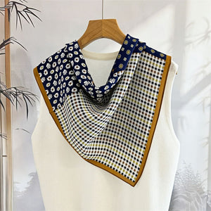 MaraSilk Pure Mulberry Silk Scarf - Square Double Crepe MS273