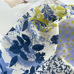 MaraSilk Pure Mulberry Silk Scarf - Square Double Crepe MS274