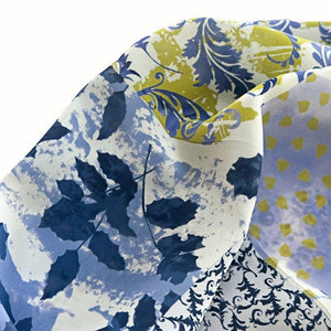 MaraSilk Pure Mulberry Silk Scarf - Square Double Crepe MS274