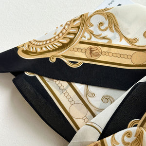 MaraSilk Pure Mulberry Silk Scarf - Square Double Crepe MS892