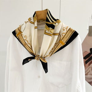 MaraSilk Pure Mulberry Silk Scarf - Square Double Crepe MS892 25" x 25" MS89201