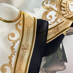 MaraSilk Pure Mulberry Silk Scarf - Square Double Crepe MS892