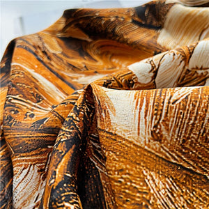 MaraSilk Pure Mulberry Silk Scarf - Square Jacquard MS484