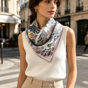 MaraSilk Pure Mulberry Silk Scarf - Square Twill MS231