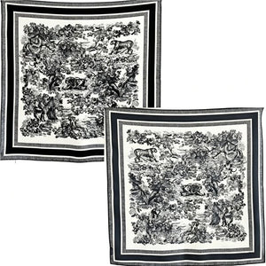 MaraSilk Pure Mulberry Silk Scarf - Square Twill MS231 25" x 25" MS23106