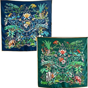 MaraSilk Pure Mulberry Silk Scarf - Square Twill MS231 25" x 25" MS23109