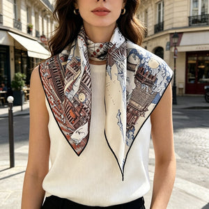 MaraSilk Pure Mulberry Silk Scarf - Square Twill MS231