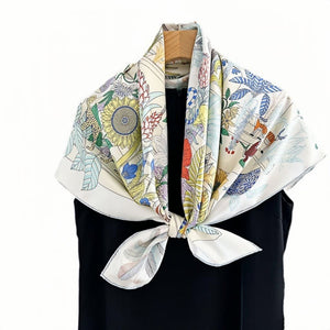 MaraSilk Pure Mulberry Silk Scarf - Square Twill MS278